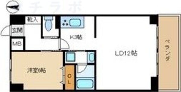 今池駅 徒歩6分 8階の物件間取画像